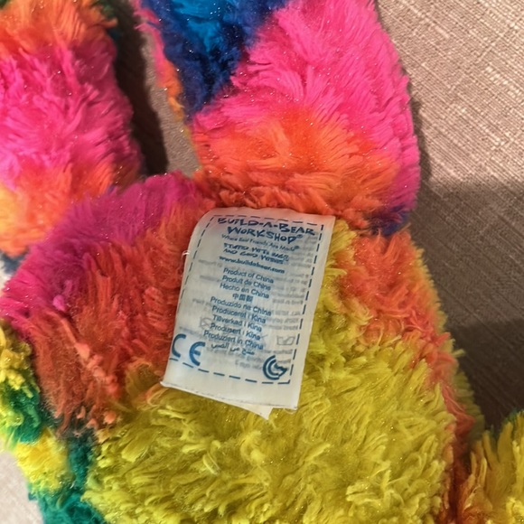 Build a bear rainbow 🌈 tie dye build a bear cuddly and cute bear - Picture 4 of 5